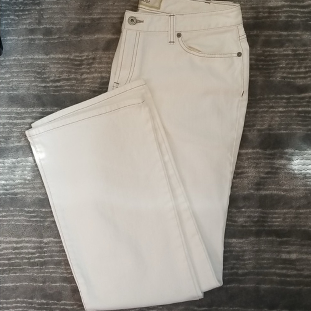 LOFT curvy Women's white Jeans size 12 (10)